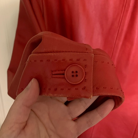 Women’s Worth leather jacket Red - Picture 5 of 5